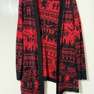 Harry Potter Gryffindor Fair Isle Cardigan 2XL